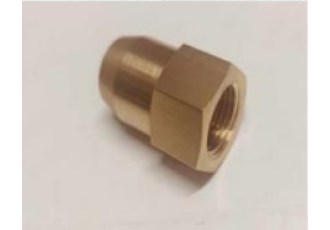 AUTOMATIC BRASS CONNECTOR WITH FEMALE THREAD PB2201264